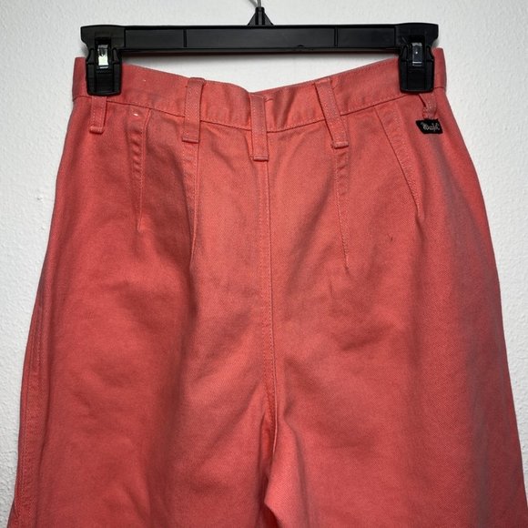 Vintage Wrangler Salmon Orange Jeans 7/8 - Picture 5 of 10